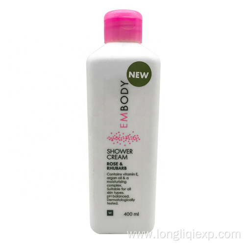 Suitable for all skin types 400ml rose rhubarb